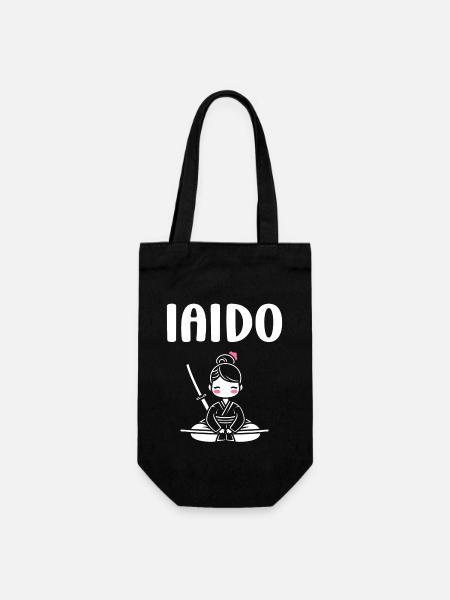 iaido - Geschenkbeutel für Flaschen - Schwarz