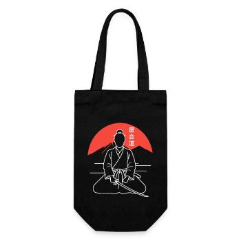 iaido - Geschenkbeutel für Flaschen - Schwarz - Vorne