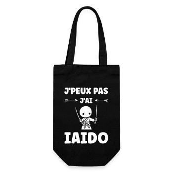 iaido - Gift Bag for Bottles - black - Front