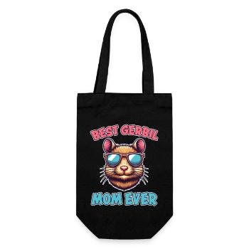 Gerbille disant Gerbille Maman Drôle Gerbille Cadeau - Sac à bouteille - noir - Devant