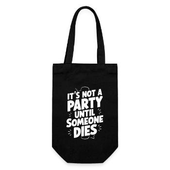 Meurtre Mystère Tenue De Dîner, Fête, Scène De Crime - Sac à bouteille - noir - Devant