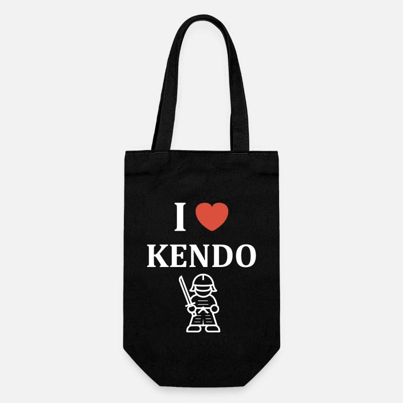 KENDO - Gift Bag for Bottles - black