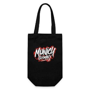 Munich Germany Souvenir - Geschenkbeutel für Flaschen - Schwarz - Vorne