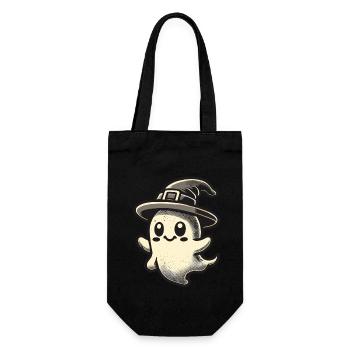 Lustiger Hexen Geist Gespenstische Party - Geschenkbeutel für Flaschen - Schwarz - Vorne