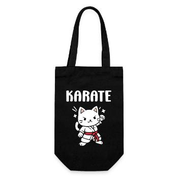 karate - Sac à bouteille - noir - Devant
