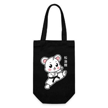 karate - Sac à bouteille - noir - Devant