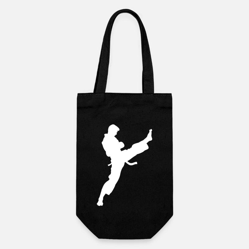 karate - Sac à bouteille - noir