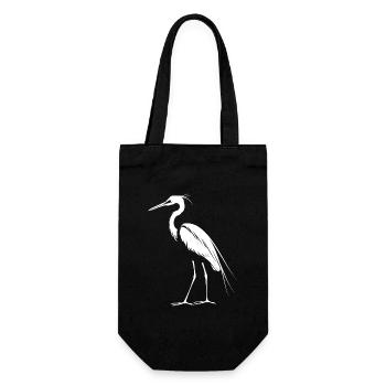 Héron Reiher - Sac à bouteille - noir - Devant