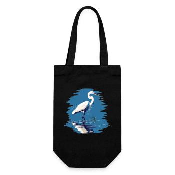 Héron Reiher - Sac à bouteille - noir - Devant