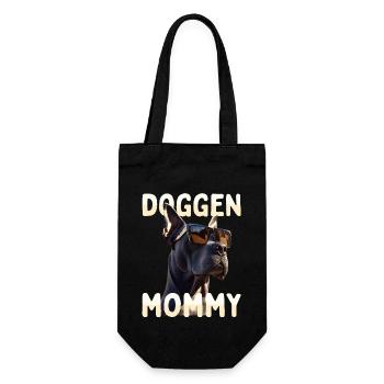 Great Dane Mom Mom Mother's Day Great Dane Mommy - Gift Bag for Bottles - black - Front