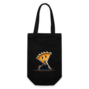 Pumpkin Pie Ghoul Delicious Halloween Design - Gift Bag for Bottles - black - Front