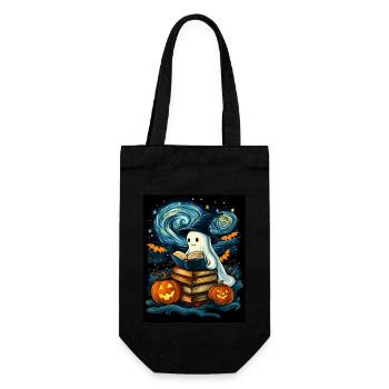 Cadeau d’Halloween Femmes Hommes Enfants Décoration - Sac à bouteille - noir - Devant