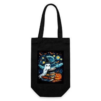 Cadeau d’Halloween Femmes Hommes Enfants Décoration - Sac à bouteille - noir - Devant