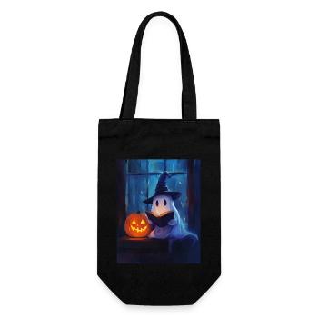 Cadeau d’Halloween Femmes Hommes Enfants Décoration - Sac à bouteille - noir - Devant