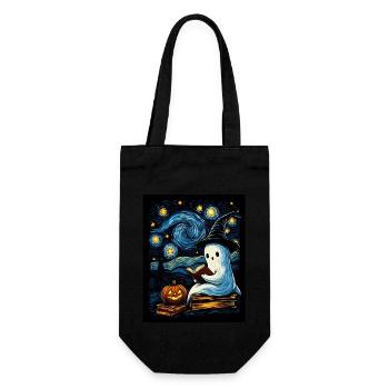 Cadeau d’Halloween Femmes Hommes Enfants Décoration - Sac à bouteille - noir - Devant