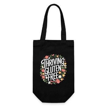 Vivez une vie réussie sans gluten - Sac à bouteille - noir - Devant