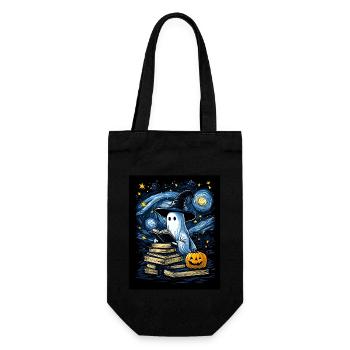 Cadeau d’Halloween Femmes Hommes Enfants Décoration - Sac à bouteille - noir - Devant