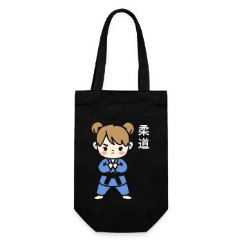 judo - Gift Bag for Bottles - black - Front