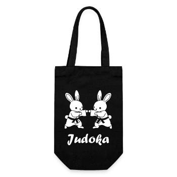 judo - Gift Bag for Bottles - black - Front