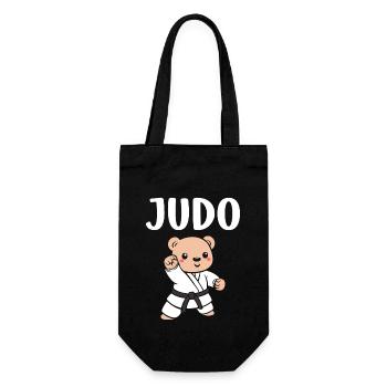judo - Gift Bag for Bottles - black - Front