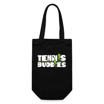 Drôle de joueur de tennis raquette Besties - Sac à bouteille - noir - Devant