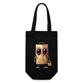 Spooky Party Funny Halloween Design - Gift Bag for Bottles - black - Front