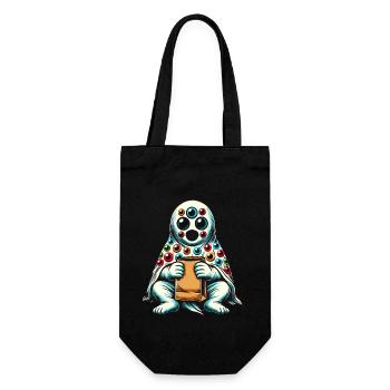Gespenstische Party Lustiges Halloween - Geschenkbeutel für Flaschen - Schwarz - Vorne
