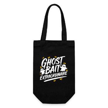 Geisterköder Halloween Parapsychologie Paranormal - Geschenkbeutel für Flaschen - Schwarz - Vorne