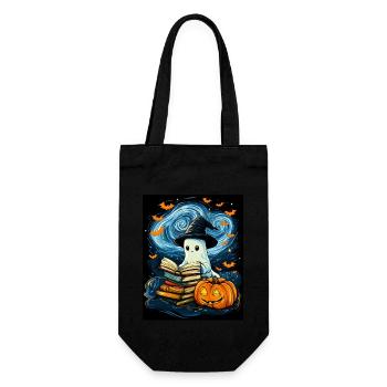 Cadeau d’Halloween Femmes Hommes Enfants Décoration - Sac à bouteille - noir - Devant