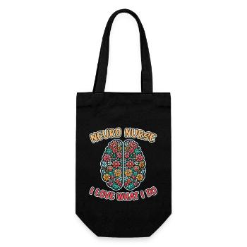 Neuro Infirmière Infirmière Neurologie Cadeau - Sac à bouteille - noir - Devant
