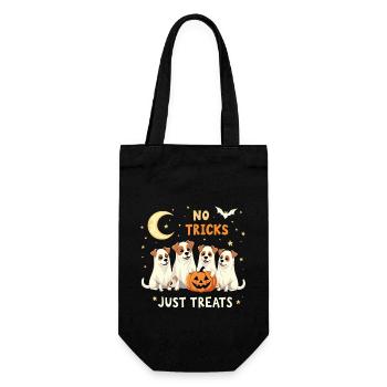 HALLOWEEN KEINE SÜSSIGKEITEN, NUR LECKERLIS - Geschenkbeutel für Flaschen - Schwarz - Vorne