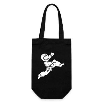 Taekwondo - Geschenkbeutel für Flaschen - Schwarz - Vorne