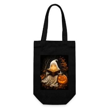 Cadeau d’Halloween Femmes Hommes Enfants Décoration - Sac à bouteille - noir - Devant