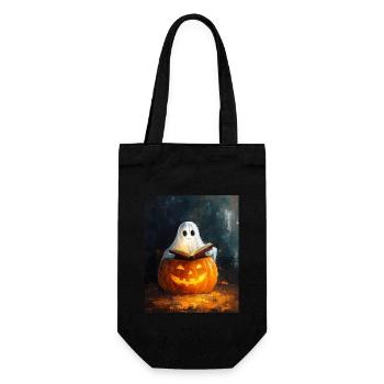 Cadeau d’Halloween Femmes Hommes Enfants Décoration - Sac à bouteille - noir - Devant
