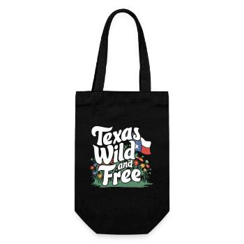 Texas Wildflowers Season Fields Flowers Texas - Gift Bag for Bottles - black - Front