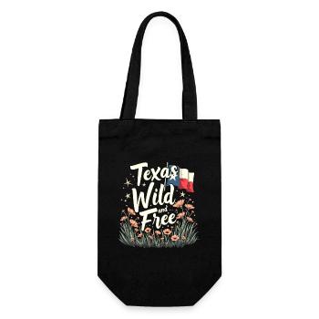 Texas Wildflowers Season Fields Flowers Texas - Gift Bag for Bottles - black - Front