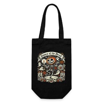 Halloween - Danse des fantômes - Sac à bouteille - noir - Devant