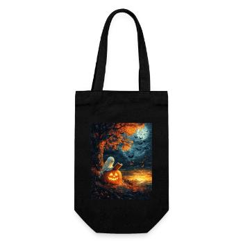 Cadeau d’Halloween Femmes Hommes Enfants Décoration - Sac à bouteille - noir - Devant
