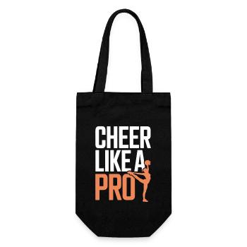 Cheerleading und Stunt Team Training für Spirit - Geschenkbeutel für Flaschen - Schwarz - Vorne