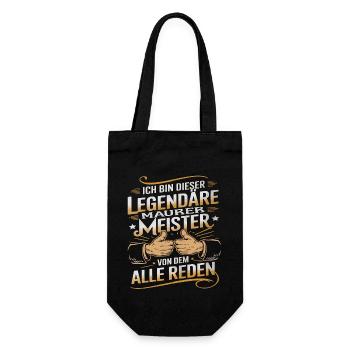 Je suis ce maître maçon légendaire de la - Sac à bouteille - noir - Devant
