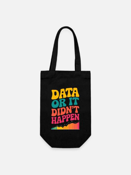 Data Analyst Data Scientist Data Engineer Data Or - Geschenkbeutel für Flaschen - Schwarz