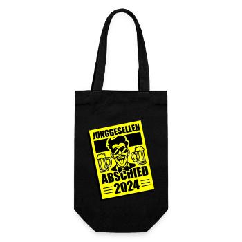 Bachelor Party 2024 Bachelor Party - Gift Bag for Bottles - black - Front