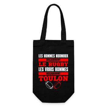 Vrais Hommes Regardent Toulon - Sac à bouteille - noir - Devant