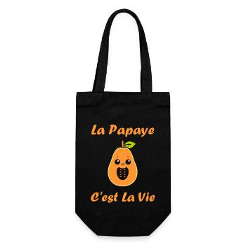 papaye - Sac à bouteille - noir - Devant
