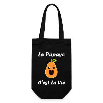 papaye - Sac à bouteille - noir - Devant
