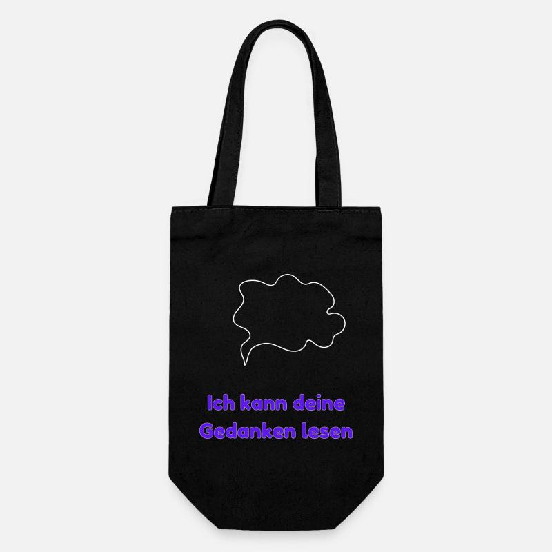 I can read your mind - Gift Bag for Bottles - black