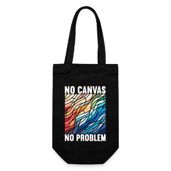 Stained Glass Artist Stained Glass Art - Gift Bag for Bottles - black - Front