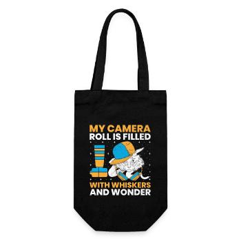 Cat Photographers Cat Lovers Photograpy Cats Photo - Gift Bag for Bottles - black - Front