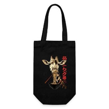 Girafe Safari Manga Ramen Nouille Chien Anime Art - Sac à bouteille - noir - Devant