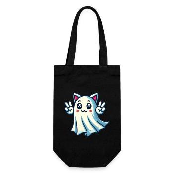 Oreilles de chat fantôme Costume idée Kemonomimi Fille - Sac à bouteille - noir - Devant